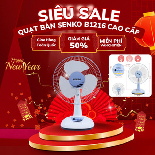 Quạt Điện Senko B1216 Để Bàn Mini Nhỏ Gọn Tiện Lợi, Màu Ngẫu Nhiên