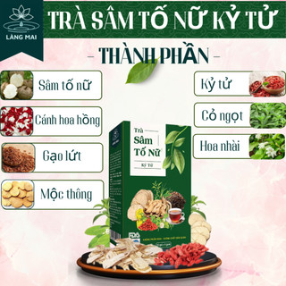 Trà sâm tố nữ - Làng Mai - hộp 20 gói mang hương thơm nhẹ dịu và thanh khiết