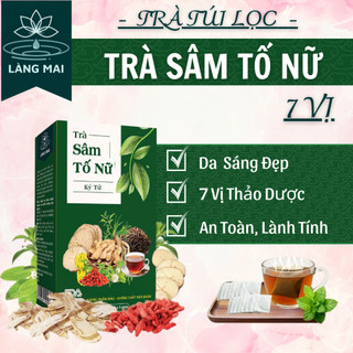 Trà sâm tố nữ - Làng Mai - hộp 20 gói mang hương thơm nhẹ dịu và thanh khiết
