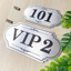Bảng số phòng, phòng VIP bằng alu – có sẵn băng dính tiện lợi, phù hợp cho Khách sạn và Homestay.