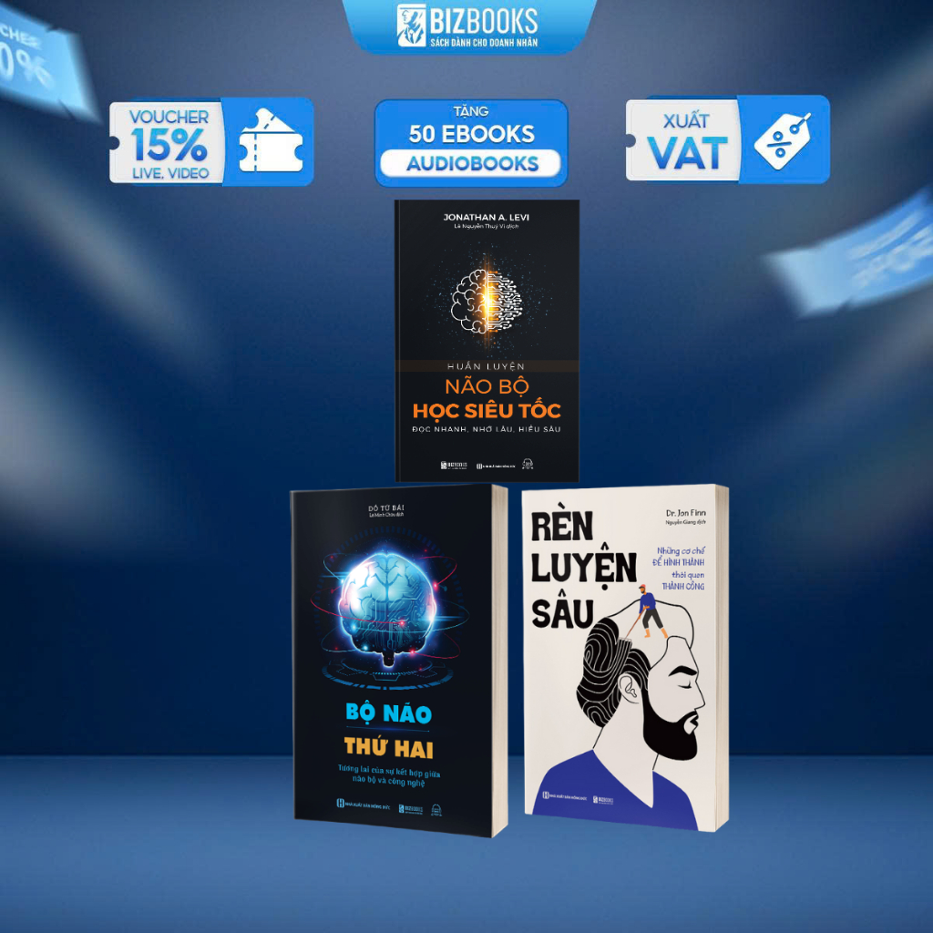 Sách - Huấn Luyện Não Bộ Học Siêu Tốc, Bộ Não Thứ Hai, Rèn Luyện Sâu Bizbooks