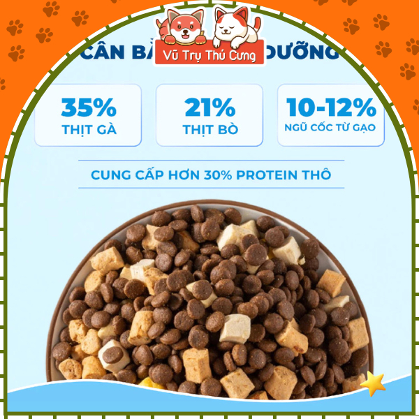 (1kg T1) Thức Ăn Hạt Cho Mèo Mr.Vet T1 Hỗ Trợ Tiêu Hóa Nhạy Cảm, Tiêu Búi lông