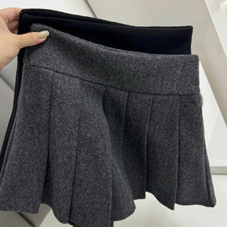 Chân Váy Dạ Xếp Ly Tenis Chiết Eo Dày Dặn (CÓ quần trong)