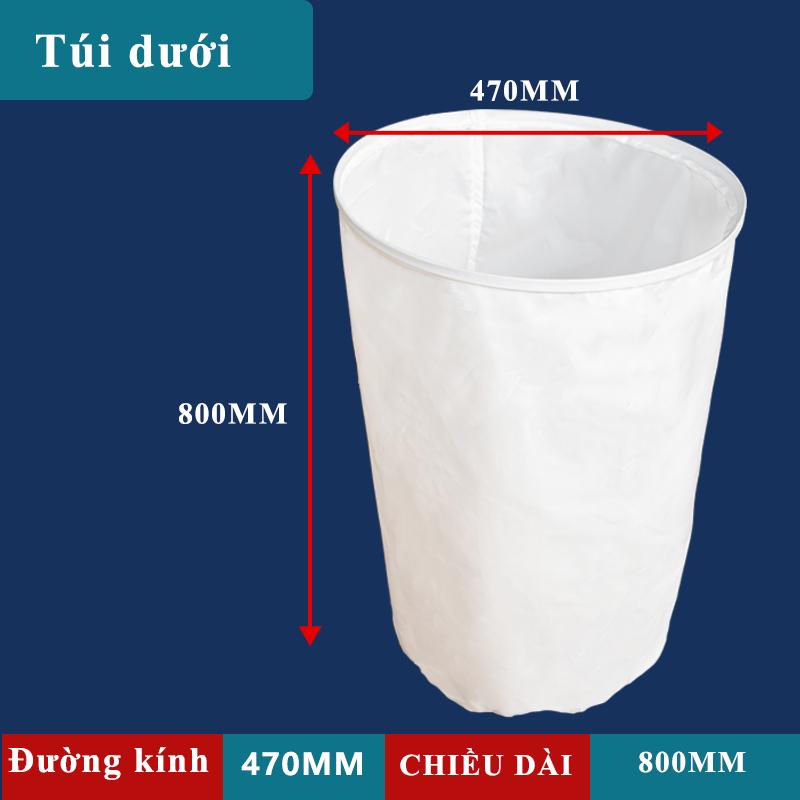 Túi thu bụi chế biến gỗ 470/630 túi vải thu bụi
