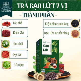 Trà gạo nứt - Làng Mai - 8 vị Dùng 1 tháng