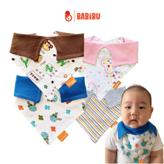 Yếm tam giác cotton cho bé, thiết kế đáng yêu