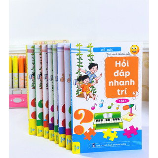 Sách - Tủ Sách Thiếu Nhi Trọn bộ 8 cuốn Hỏi Đáp Nhanh Trí - ndbooks