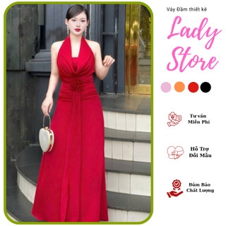 Đầm dạ hội dự tiệc bigsze màu đen cam đất hồng phấn đỏ ON005