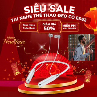 Tai Nghe Bluetooth Hỗ Trợ Mic Đàm Thoại Đeo Cổ Hoco ES62 Pin 120H Nghe Nhạc