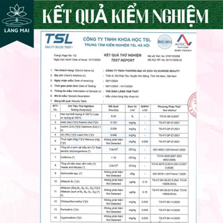 Trà Đinh Lăng Tam Thất 6 vị - Làng Mai - túi 30 gói vị dễ uống, mang đến trải nghiệm thưởng trà mộc mạc