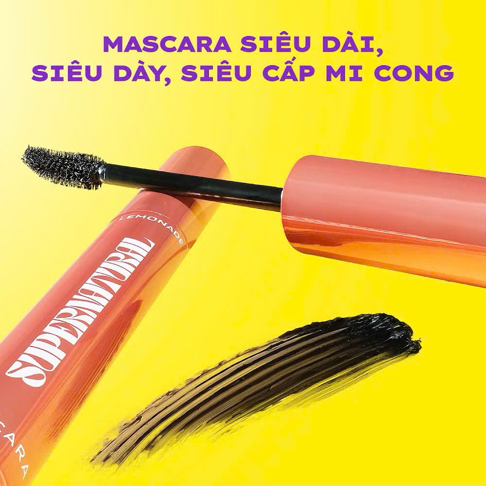 Chuốt mi mascara LEMONADE Super natural 7.5g (cây Hồng) | NHÍM HOUSE