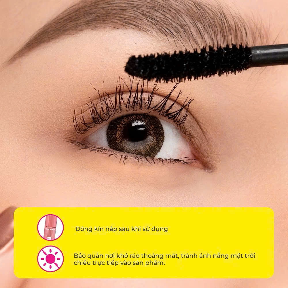 Chuốt mi mascara LEMONADE Super natural 7.5g (cây Hồng) | NHÍM HOUSE
