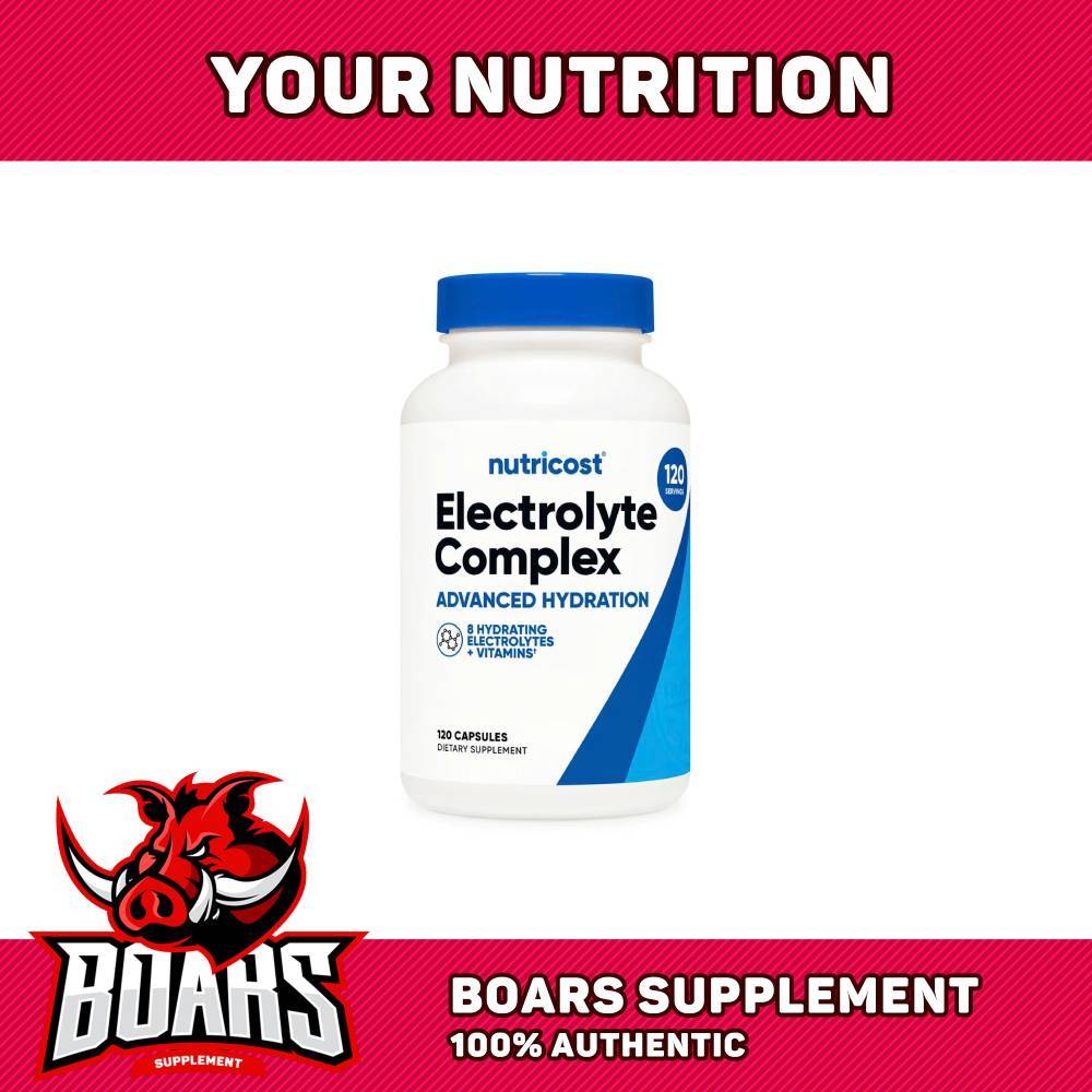 Nutricost Electrolytes Complex – Giúp cơ thể tỉnh táo, tràn đầy năng lượng