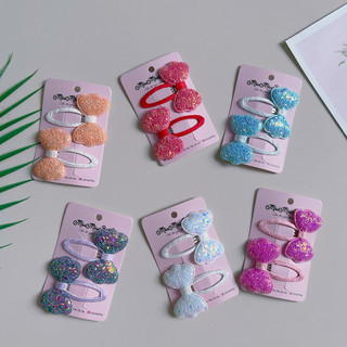 Set 2 kẹp nơ kim tuyến dễ thương cho bé