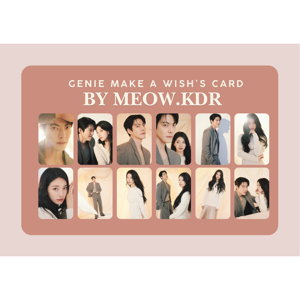 set card bo góc phim Thần đèn ơi ước đi - Genie Make A Wish , Kim Woo Bin, Bae Suzy