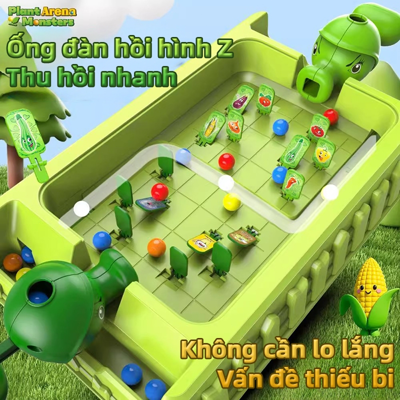 Bộ Đồ Chơi Bắn Bi Zombie 3D Cho 2 Người –Trò Chơi Tương Tác Cực Vui, Hệ Thống Thu Hồi Bi Tự Động, Giúp Rèn Phản Xạ Nhanh