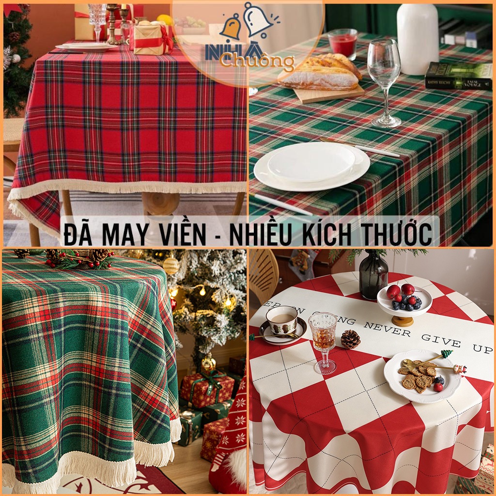 Khăn Trải Bàn Kẻ Sọc Caro Trang Trí Tết, Khăn Trải Bàn Decor Nhà Hàng ...