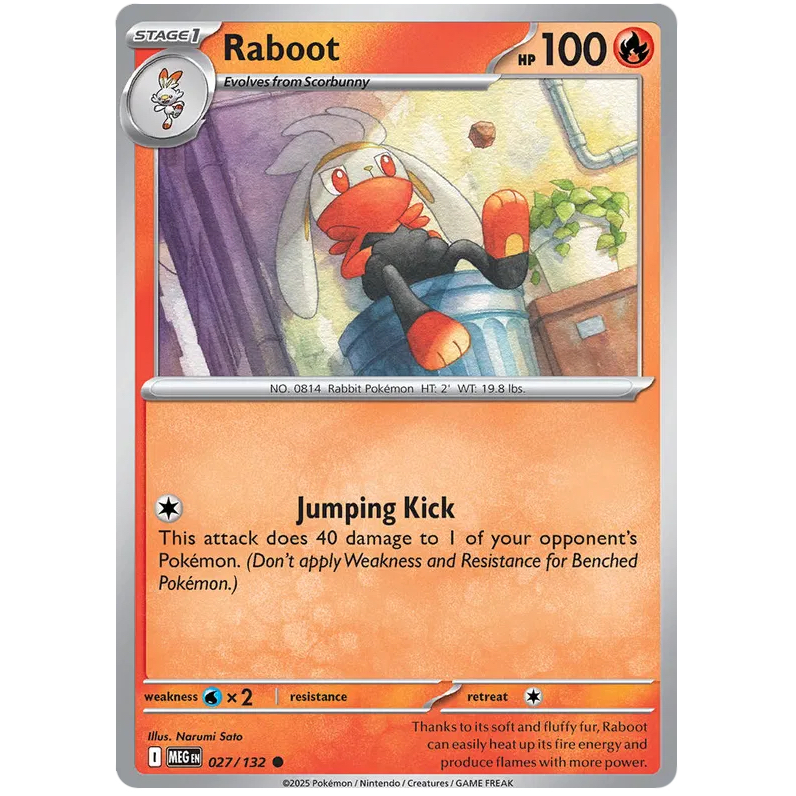 Pokemon TCG - Raboot - Common - 027/132 | Shopee Việt Nam