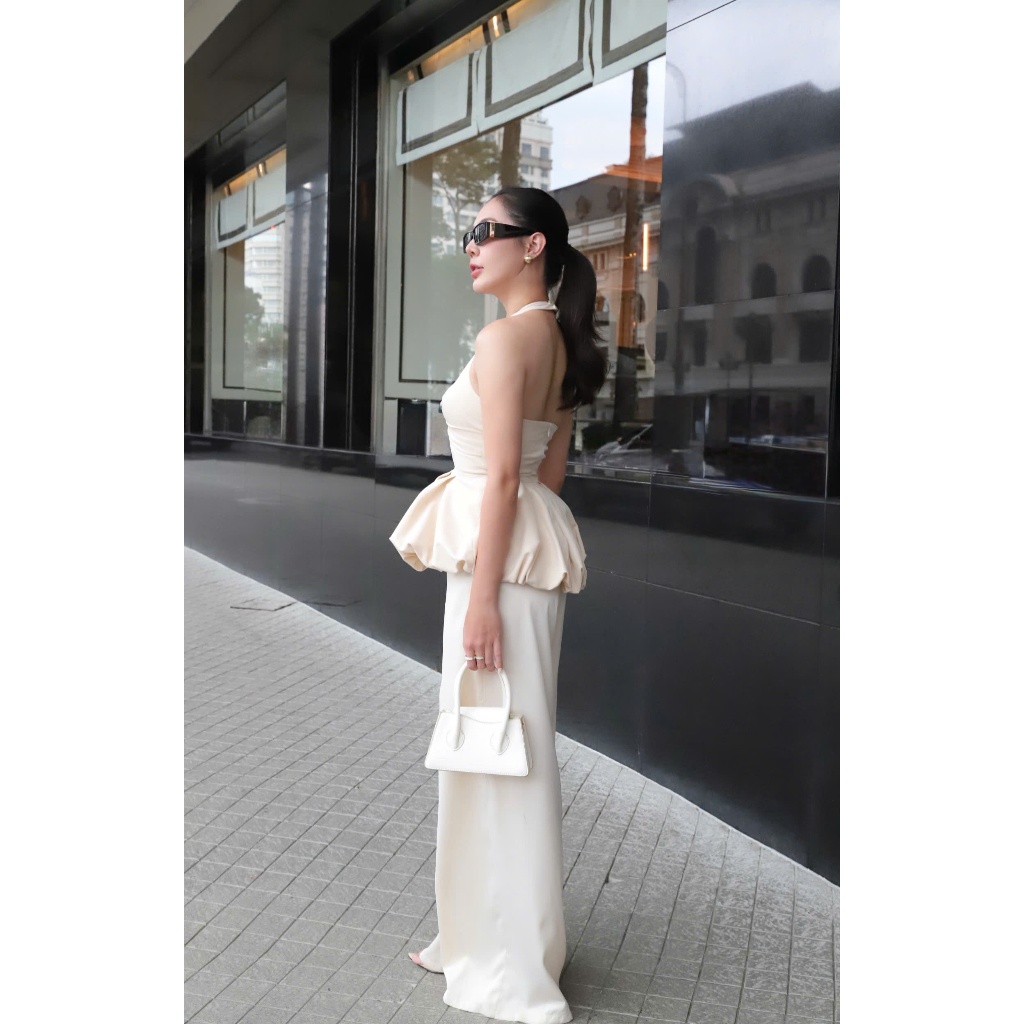 Orli Label | Silk Pants | Quần lụa Be nhạt