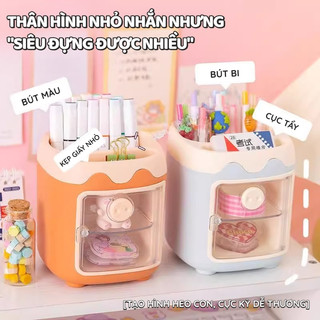 Lọ Đựng Bút Hình Heo Cute – Ống Cắm Bút Để Bàn Học Đa Năng Tiện Lợi Cho Học Sinh, Sinh Viên