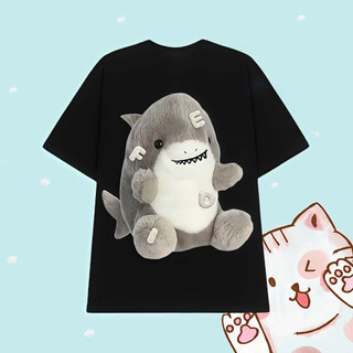 Áo thun cá mập Baby Shark phông unisex nam nữ form rộng cổ tròn ulzzang Nhiều kiểu dáng