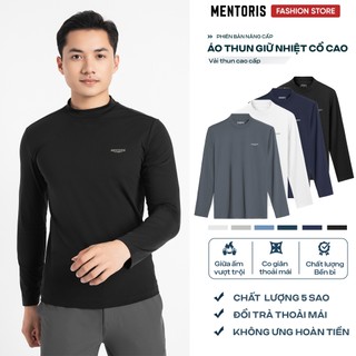 Áo Giữ Nhiệt Thu Đông Cao Cổ 3cm Cao Cấp Mentoris, Chất Liệu 𝗪𝗔𝗥𝗠𝗧𝗘𝗖𝗛 Mềm Nhẹ, Giữa Ấm Cực Tốt MDT03
