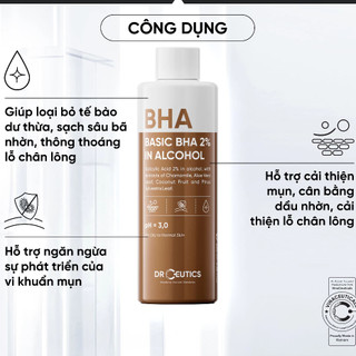 Dung Dịch Loại Bỏ Tế Bào Chết Basic BHA 2% In Alcohol (100ml/200ml)