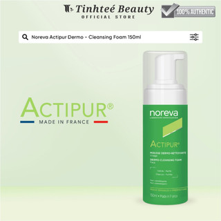 Bọt rửa mặt dành cho da dầu mụn nhạy cảm Noreva Actipur Dermo Cleansing Foam 150ml