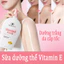 Sữa Dưỡng Thể Dưỡng Trắng Da Nhanh Chóng Vitamin E & Niacinamide 400ML - Kem Body Giữ Ẩm, Làm Mờ Thâm, Mịn Da Toàn Thân