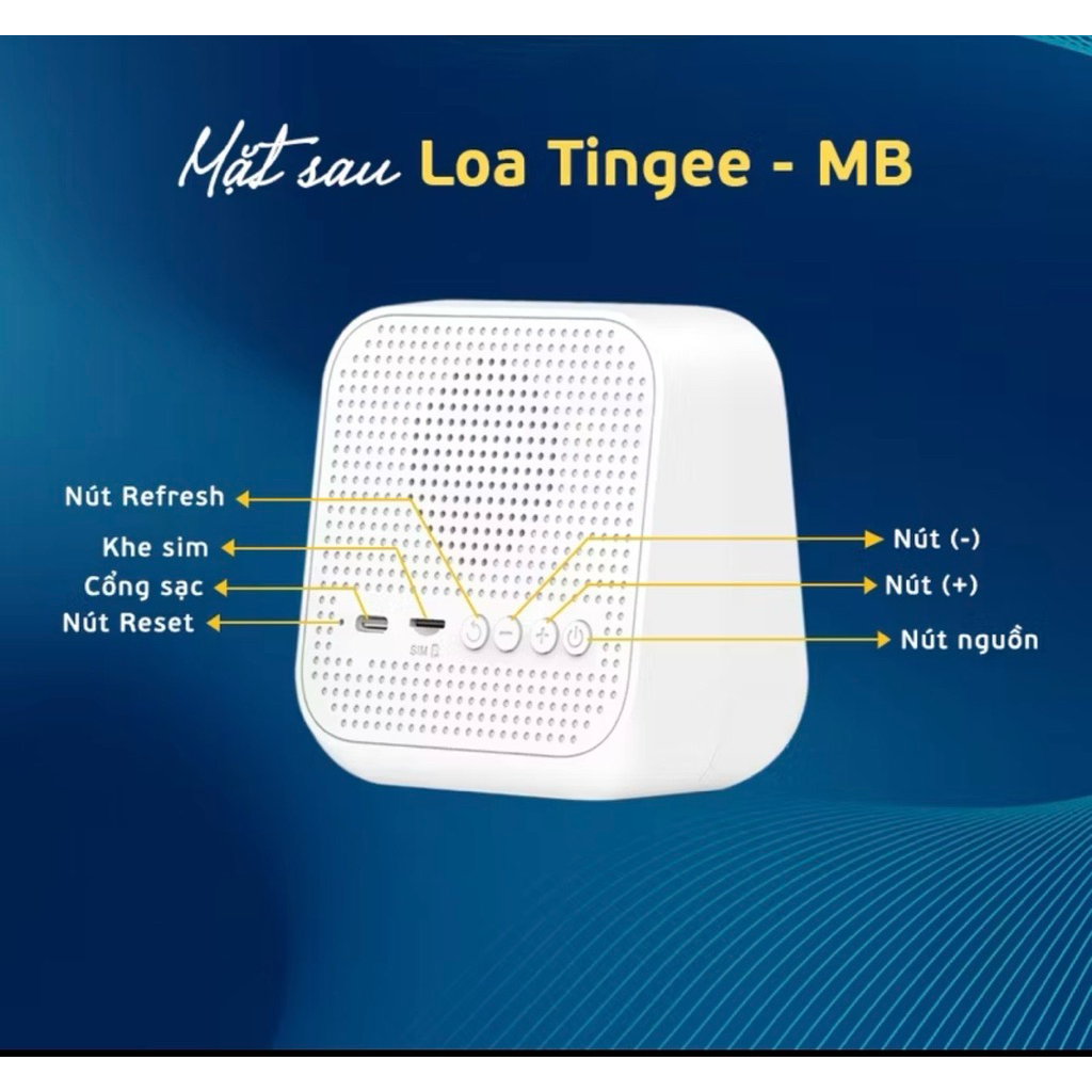 Loa đọc thông báo chuyển khoản MB dành cho mọi cửa hàng, về trực tiếp TKNH MB I Chính hãng bảo hành 12 tháng