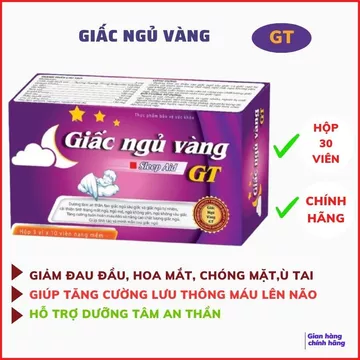 Giấc Ngủ Vàng GT - Hỗ trợ giúp ngủ ngon, dưỡng tâm an thần