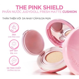 Phấn Nước Judydoll Fresh Matte Cushion Cho Lớp Finish Mịn Lì Bền Màu 12,5g - Bebeau