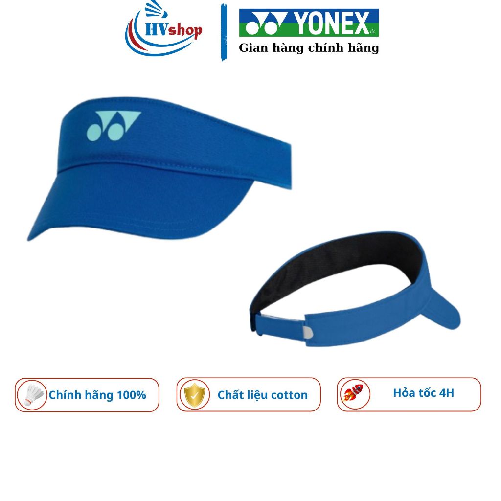 Mũ lưỡi trai Yonex nửa đầu nữ T050 312 chính hãng, có tem 7 màu, thoáng khí, chất cotton - HVShop