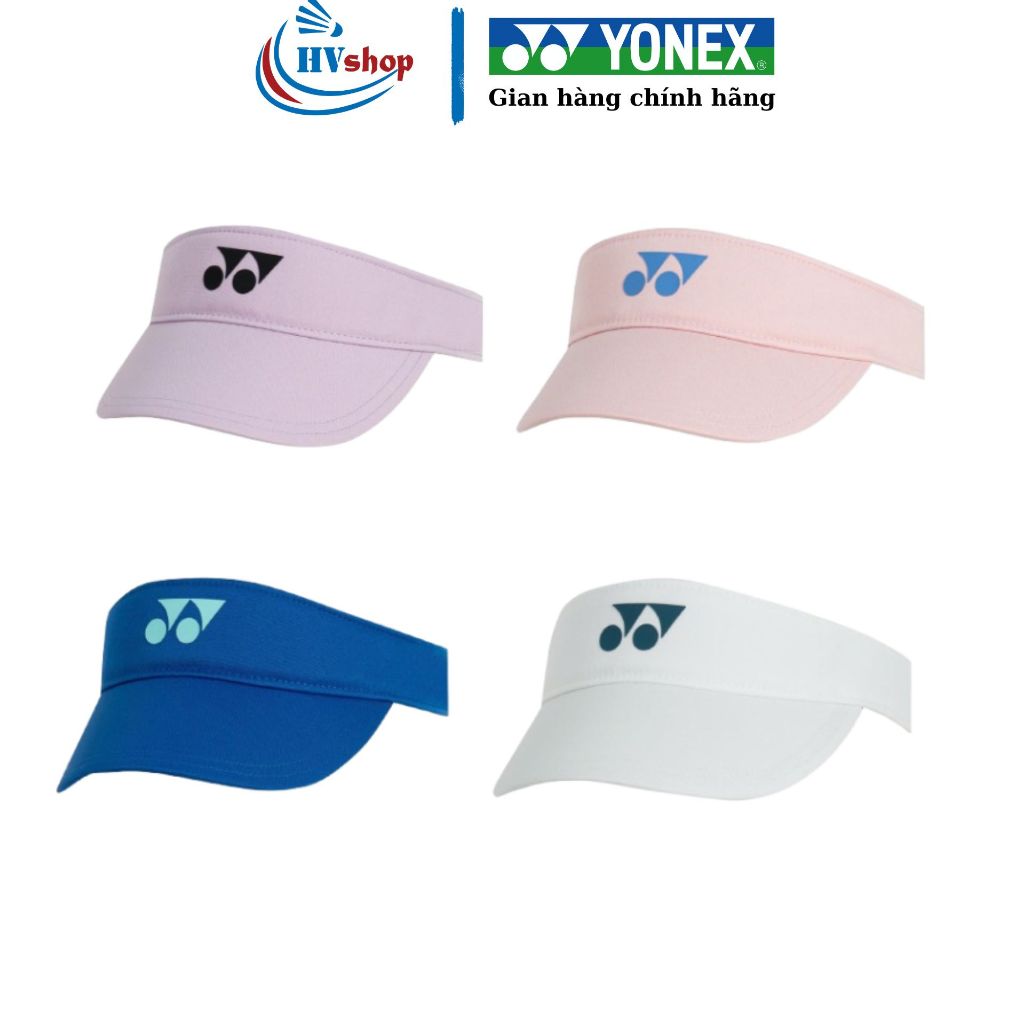 Mũ lưỡi trai Yonex nửa đầu nữ T050 312 chính hãng, có tem 7 màu, thoáng khí, chất cotton - HVShop