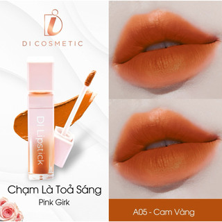 [11.11 MUA 2 TẶNG 1] A05- Cam Vàng Son Lì DI Cosmetic không chì chính hãng