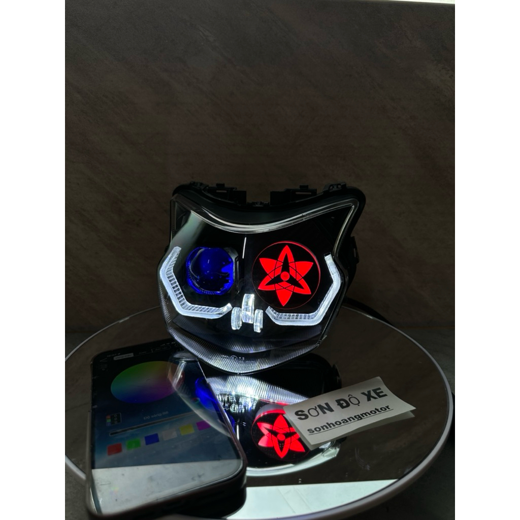 Pha Vision 2021-2025  Độ Bi 1.5 + Vòng Xoay Relegan ( Chính Hãng ) Mắt Quỷ Đổi Màu + 3D trắng ( Bảo Hành 24 Tháng