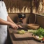 Dao Thái To Thái Thịt, Thái Rau, Gọt Hoa Quả, Rèn Từ Thép Nhíp 100%- Xưởng Rèn Đồ Tể- Đa Sỹ- HL06