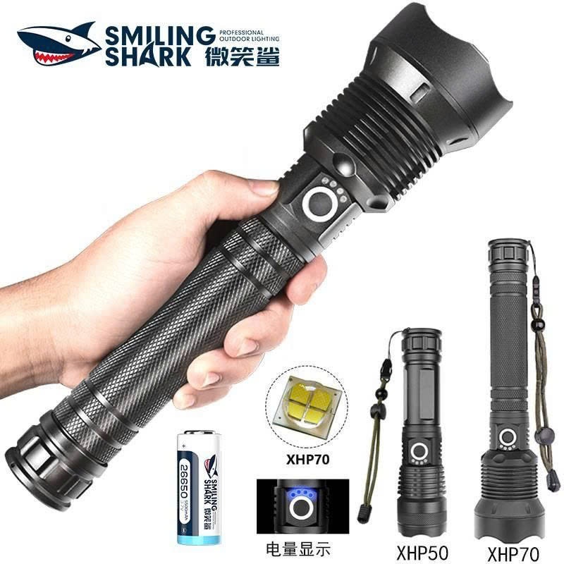 Đèn Pin Siêu Sáng Cầm Tay XHP 70 PIN CHẤT - chống thấm nước sản xuất theo tiêu chuẩn quân đội Mỹ Bảo hành 12 tháng
