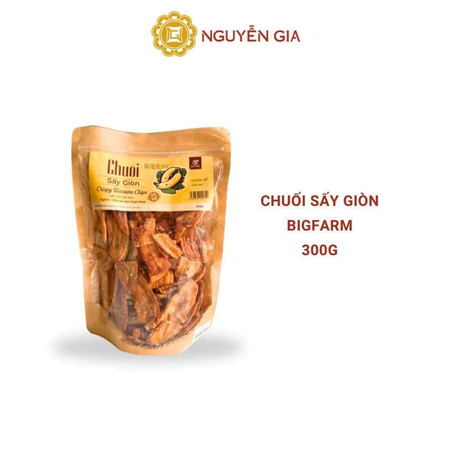 Chuối Sấy Giòn Bigfarm 300g NGDAV026