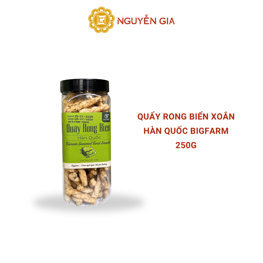 Quẩy Rong Biển Xoắn Hàn Quốc Bigfarm 250g / 350g NGDAV039