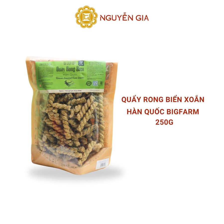 Quẩy Rong Biển Xoắn Hàn Quốc Bigfarm 250g / 350g NGDAV039