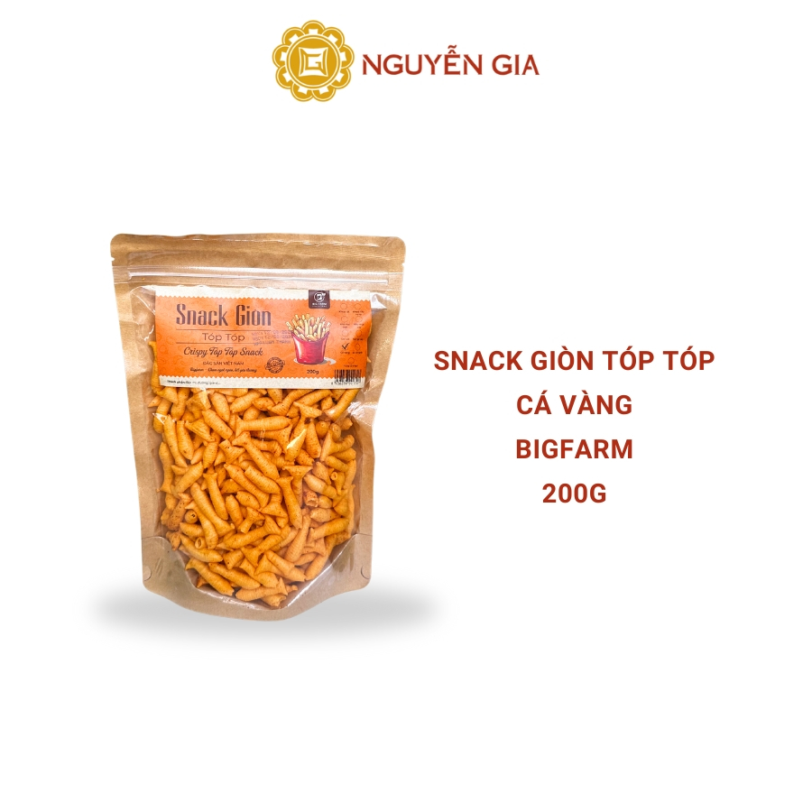 Snack Giòn Tóp Tóp Cá Vàng Bigfarm 200g / 300g / 400g NGDAV049 các size