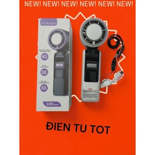 quạt Tích Điện Cầm Tay K801 có thể gấp gọn tùy chỉnh 100 mức gió