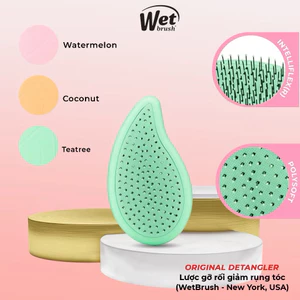 Lược chải tóc WETBRUSH GO GREEN PALM DTNGLR - BIO