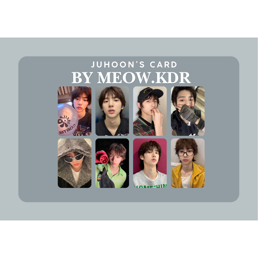 set card bo góc Juhoon (CORTIS) - 김주훈