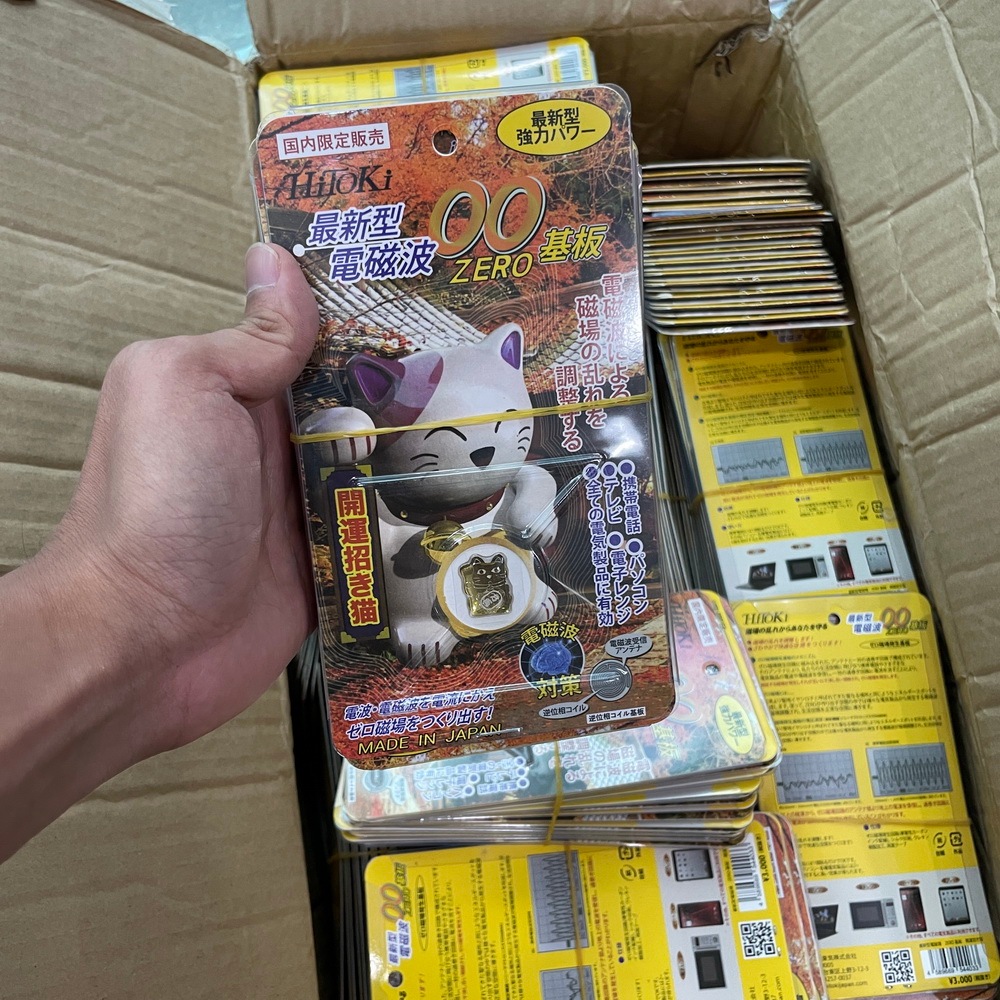 [RẺ HỦY DIỆT] mèo thần tài, chip ngăn bức xạ điện từ, HiToKi, chắn sóng điện từ trên điện thoại, đồ chơi điện tử trẻ em