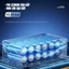 Bơm lốp mini di động dùng pin sạc cao cấp dùng cho Ô tô, Xe đạp, Xe máy, Xe điện, Bóng đá