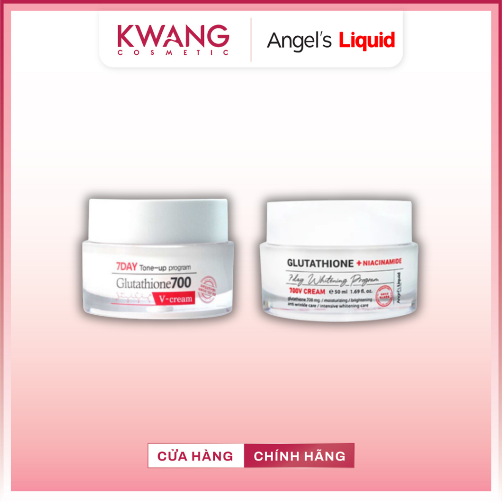 glutathione 700 cream Angels Liquid 7days Brightening Program 3 Pieces Glutathion Mask Glutathione Whitening Night Cream Eid