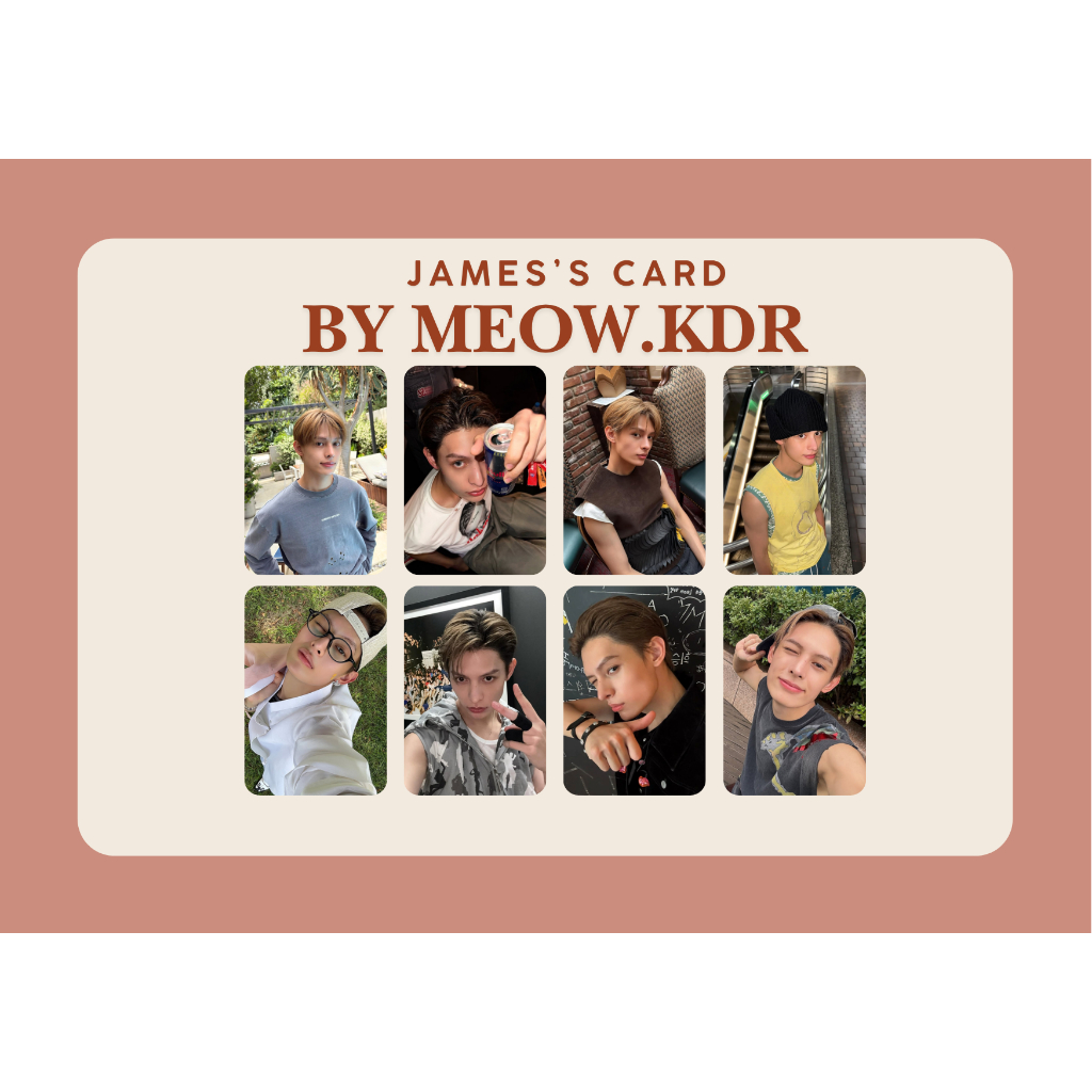 set card bo góc James (CORTIS)-제임스