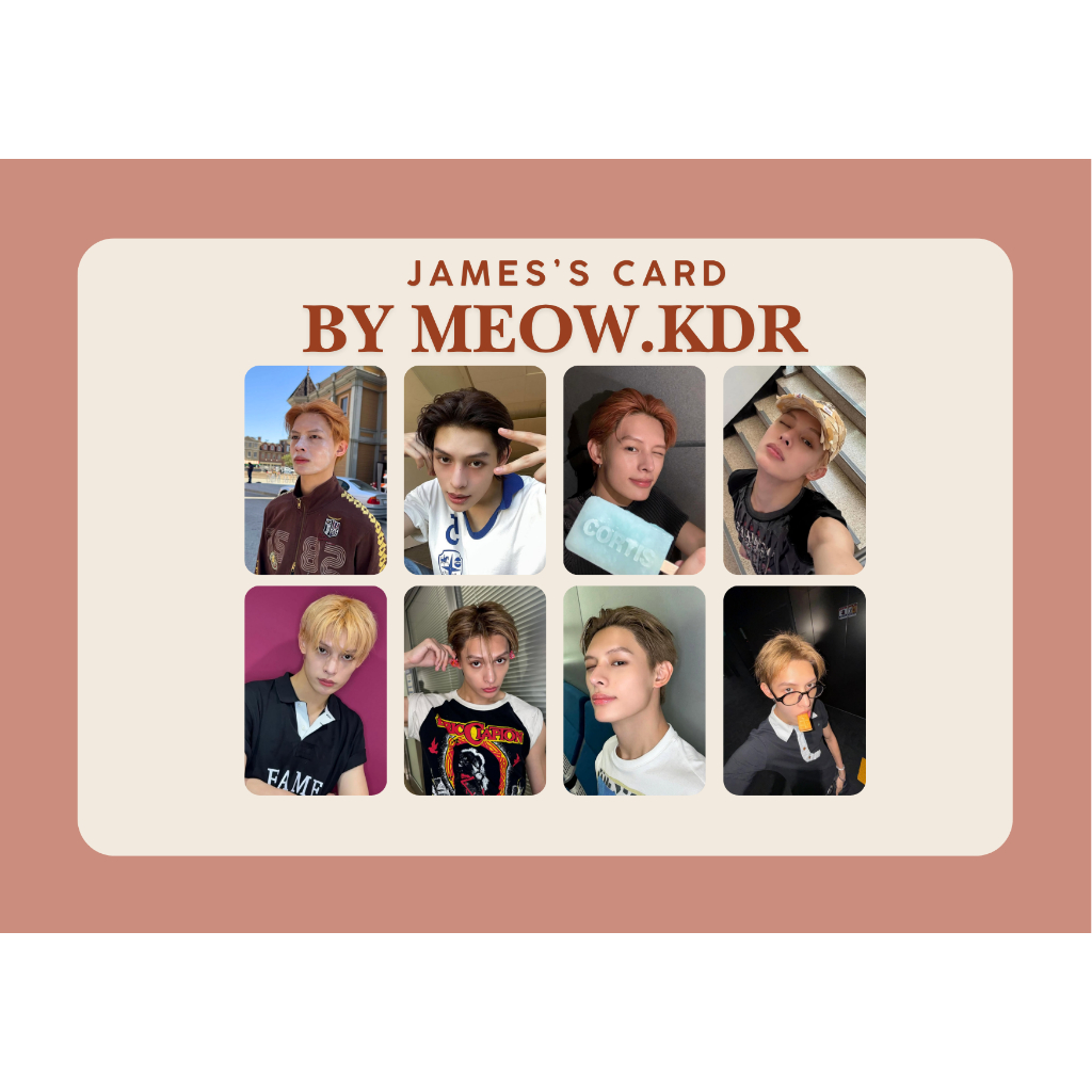 set card bo góc James (CORTIS)-제임스